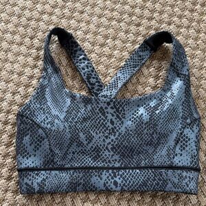 Women's Snake Print Sports Bra